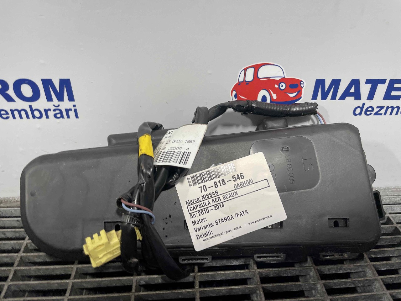 CAPSULA AER SCAUN NISSAN QASHQAI - - (2010 2014)