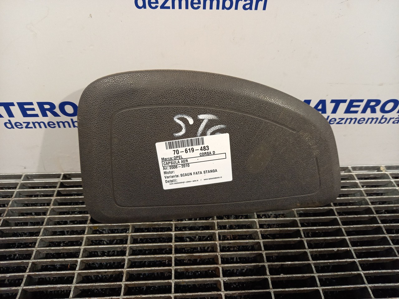 CAPSULA AER SCAUN OPEL CORSA D CORSA D - - (2006 2011)