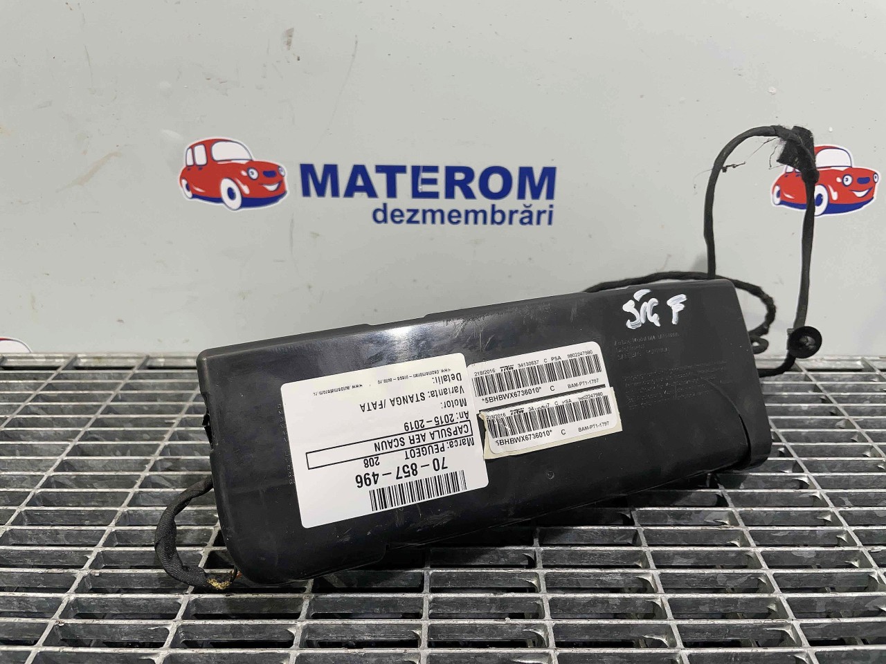 CAPSULA AER SCAUN PEUGEOT 208 208 - - (2015 2019)