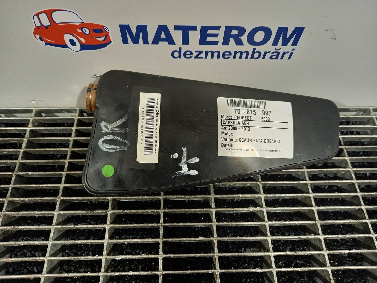 CAPSULA AER SCAUN PEUGEOT 5008 5008 - - (2009 2013)