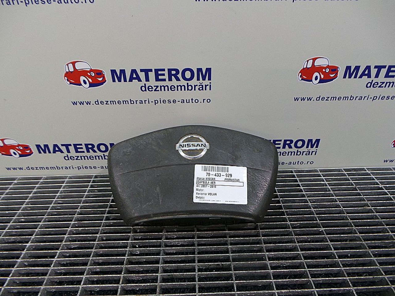 CAPSULA AER VOLAN NISSAN PRIMASTAR PRIMASTAR - - (2007 2016)