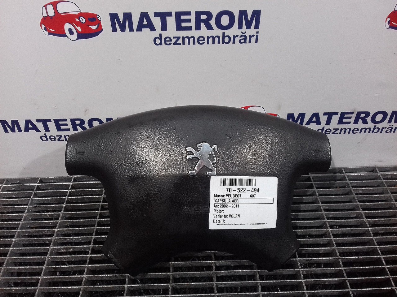 CAPSULA AER VOLAN PEUGEOT 607 607 - - (2002 2011)