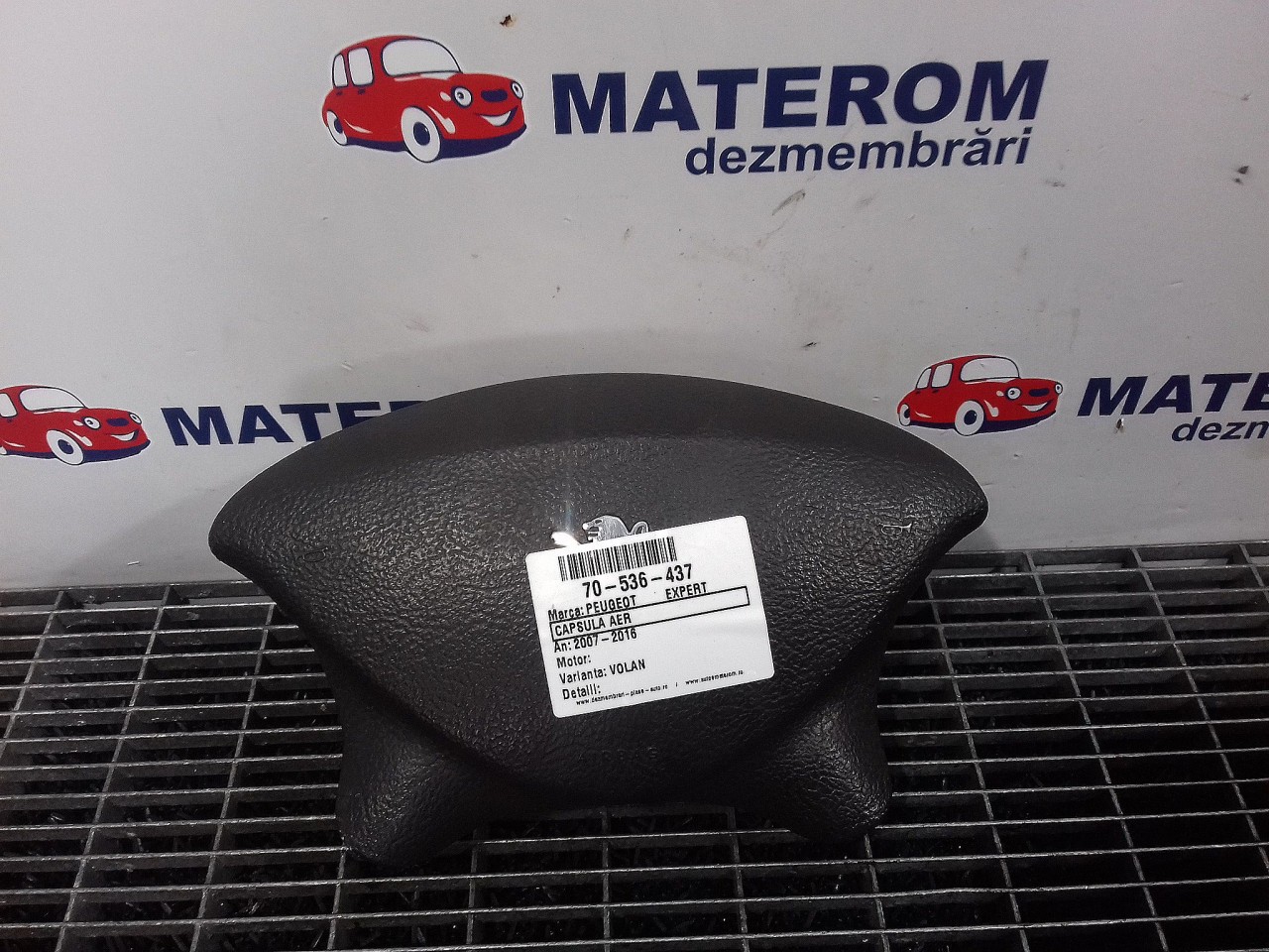 CAPSULA AER VOLAN PEUGEOT EXPERT - - (2007 2012)