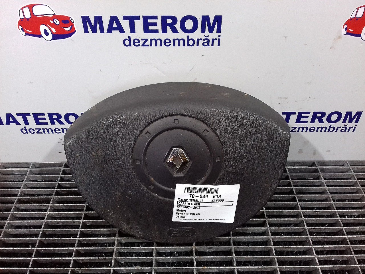 CAPSULA AER VOLAN RENAULT KANGOO - - (2008 2013)
