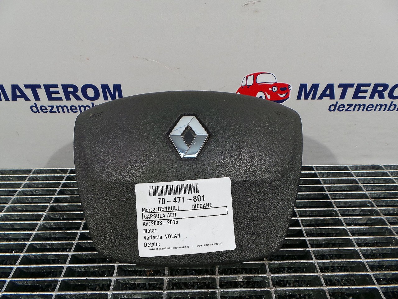 CAPSULA AER VOLAN RENAULT MEGANE - - (2008 2012)