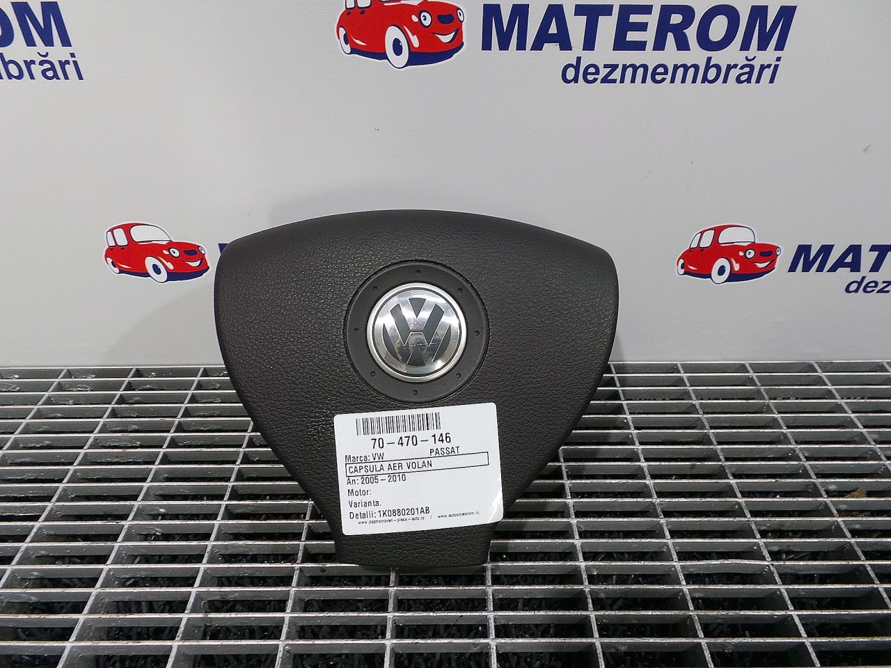 CAPSULA AER VOLAN VW PASSAT PASSAT - - (2005 2010)