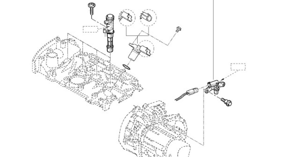 CAPTOR PUNCT MORT Logan MCV/DUSTER 1.6_16V RENAULT 8200746497 <br>