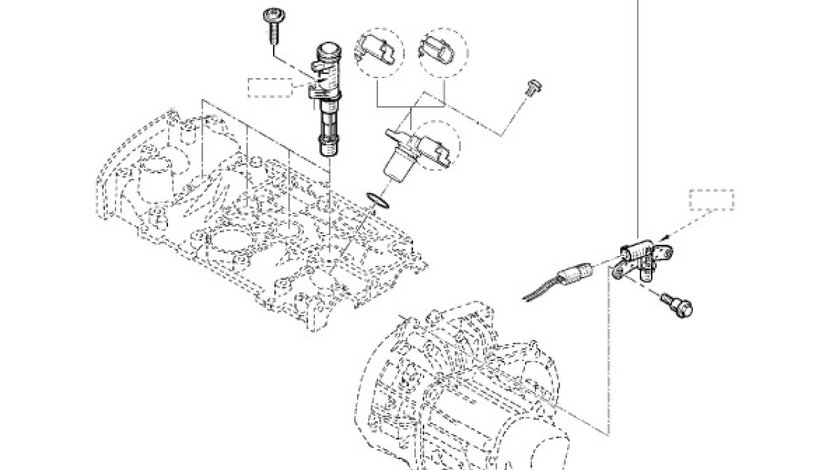 CAPTOR PUNCT MORT Logan MCV/DUSTER 1.6_16V RENAULT 8200746497 <br>