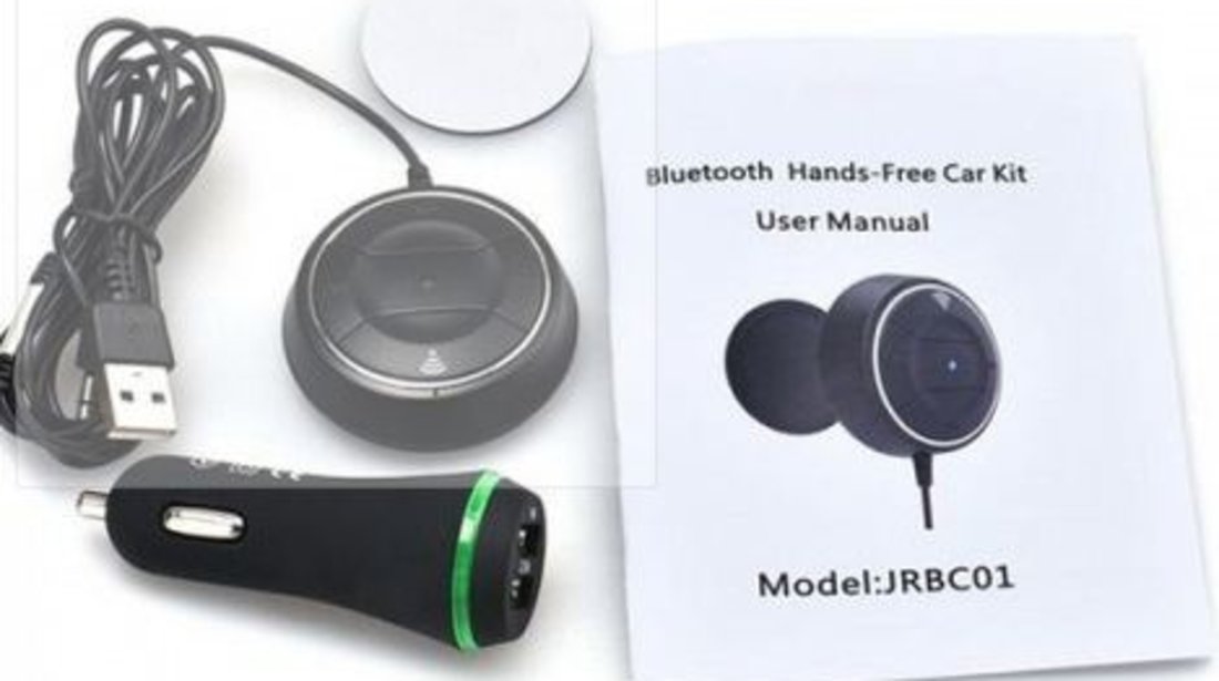 Car Kit JRBC01, Bluetooth, NFC, AUX pe boxele masinii