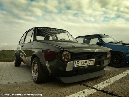 Car on the Run: VW Golf 1 by Cristian