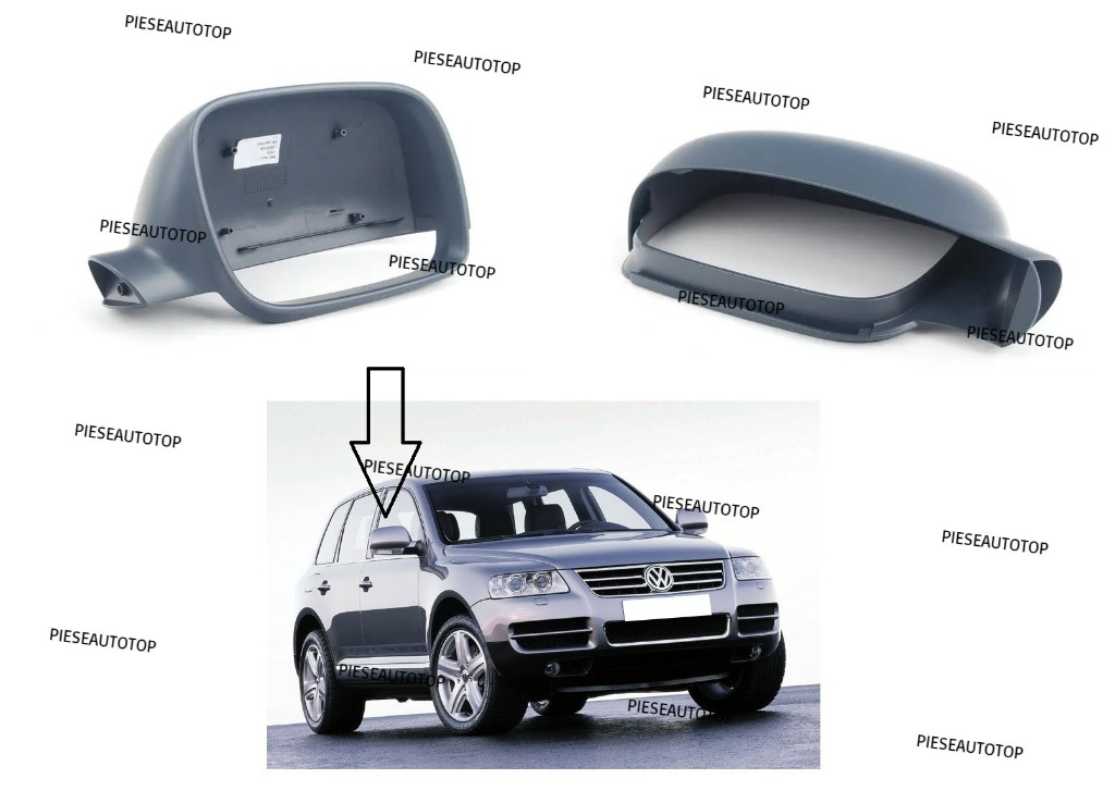 Carcasa capac oglinda dreapta Volkswagen Touareg 2003-2010 NOU 7L6857528DGRU