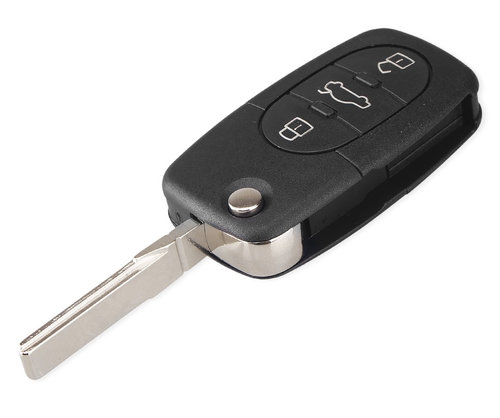 Carcasa Cheie Audi 3 But Rotunde + 1 Buton Panica CA 038