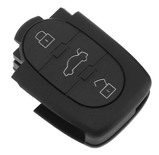 Carcasa Cheie Audi 3 Butoane Cu Locas Pentru Baterie CA 018