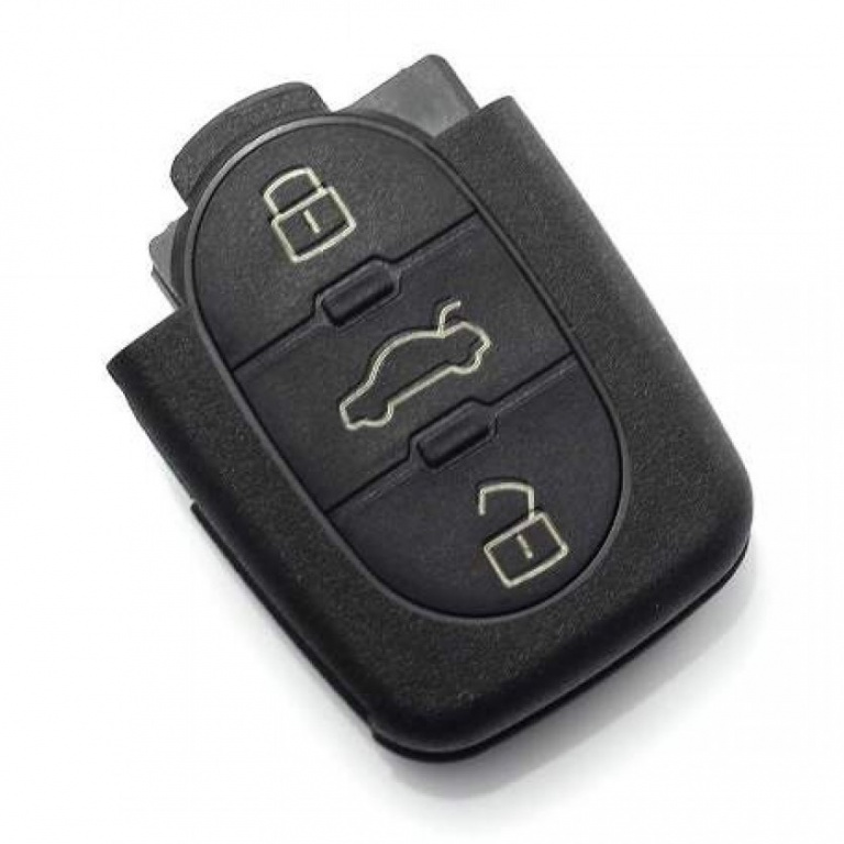 Carcasa Cheie Briceag Audi 3 Butoane Cu Locas Pentru Baterie 1616 CA 020