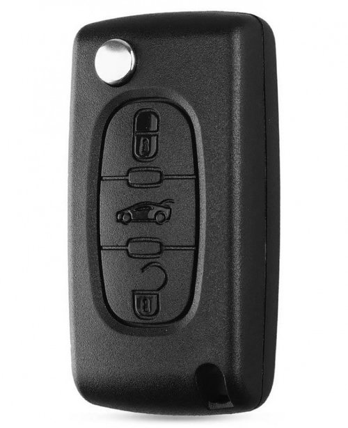 Carcasa Cheie Briceag Citroen 3 Butoane Fara Locas Pentru Baterie CC 007