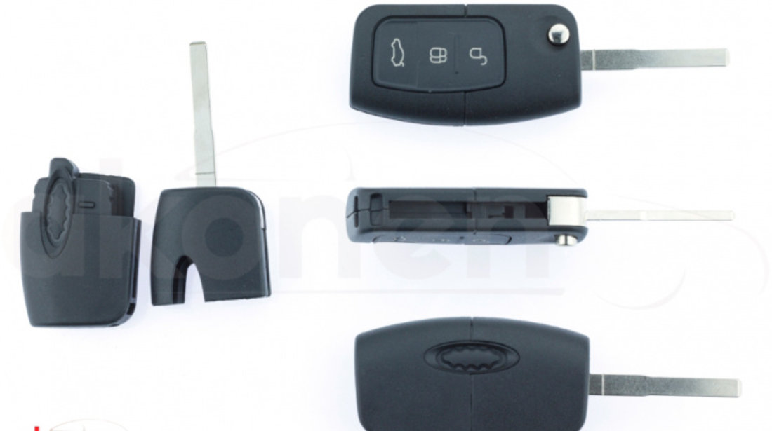 Carcasa Cheie Contact Pentru Ford Focus / Mondeo, 3 Butoane, Cu Cheie Akonen 004FD004