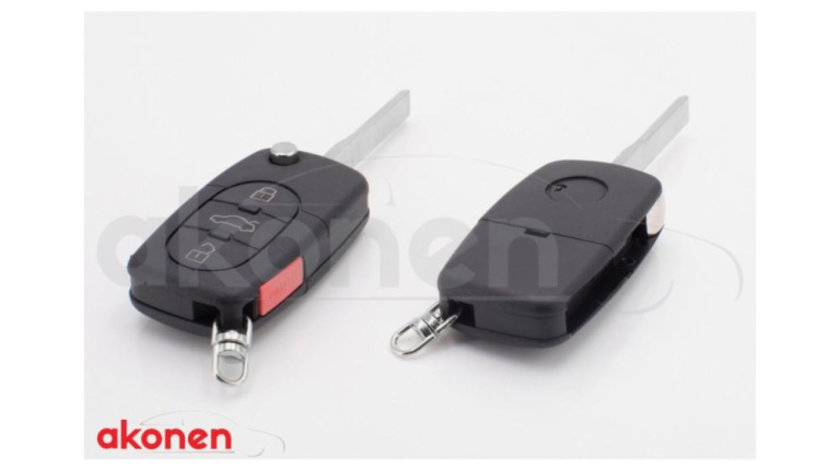 Carcasa cheie contact pentru skoda fabia / octavia, 3+1 butoane, cu cheie UNIVERSAL Universal #6 004VW018