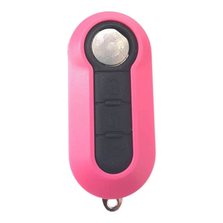 Carcasa Cheie Fiat 3 Butoane Roz CFI 051