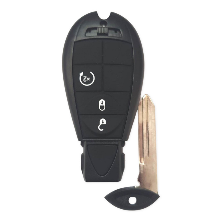 Carcasa Cheie Jeep 3+1 Buton Panica Negru CJE 013