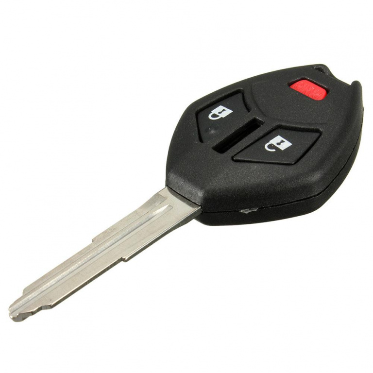 Carcasa Cheie Mitsubishi 3+1 Buton De Panica CMS 004