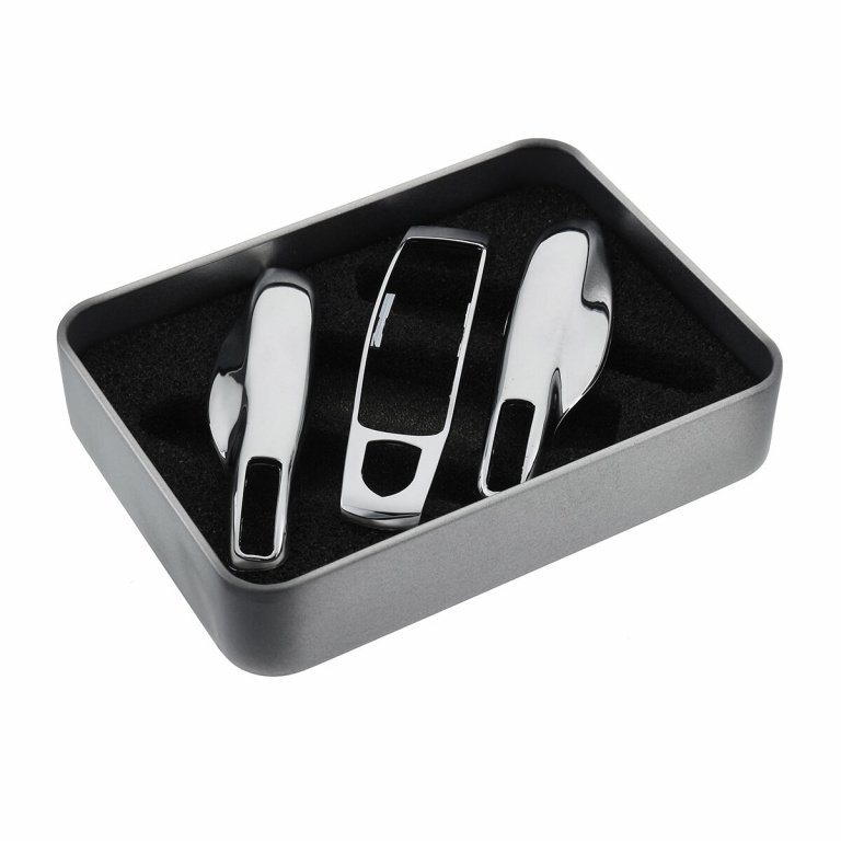 Carcasa Cheie Porsche Cayenne 2 92A 2011-2015 Set 3 Buc Crom