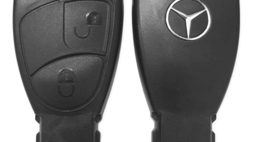 Carcasa Cheie Smartkey Mercedes-Benz 2 Butoane Cu Emblema CME 021