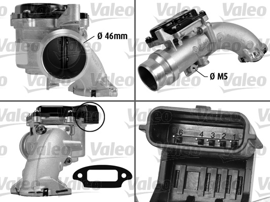 Carcasa clapeta (700429 VALEO) RENAULT