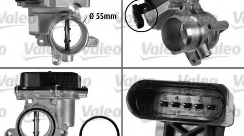 Carcasa clapeta SKODA SUPERB II (3T4) (2008 - 2015) VALEO 700432 piesa NOUA