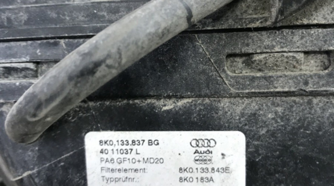 Carcasa filtru aer AUDI Q5 2.0 TDI QUATTRO manual sedan 2012 (8k0133837BG)