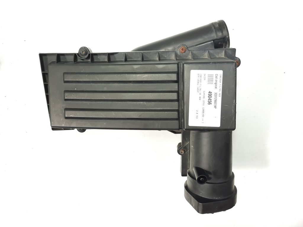 Carcasa filtru aer, cod 3C0129607AP, Skoda Superb II (3T4), 2.0 TDI, BMP (id:490456)
