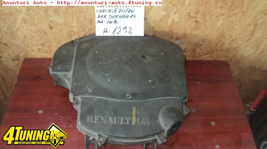 CARCASA FILTRU AER DACIA CAPAC MOTOR SOLENZA 1 4 B COD 7700274013