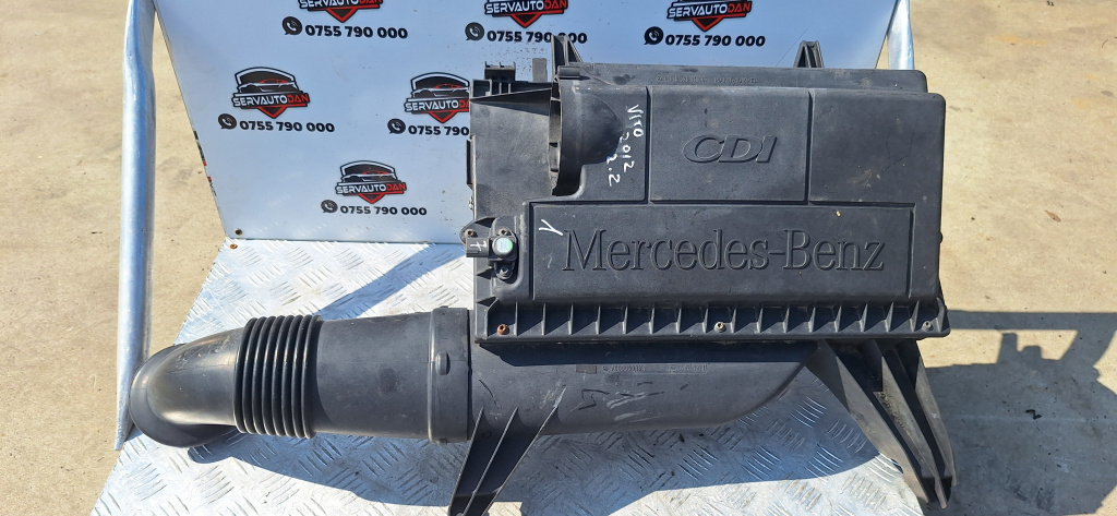 Carcasa filtru aer Mercedes-Benz Vito (2009->) [w639] 2.2 Motorina 2012, A6395283106 / A0000903851