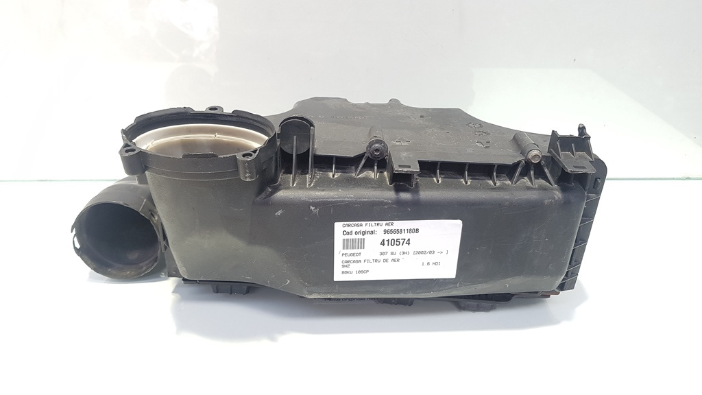 Carcasa filtru aer, Peugeot 307 SW [Fabr 2002-2008] 1.6 hdi, 9HZ, 9656581180B (id:410574)