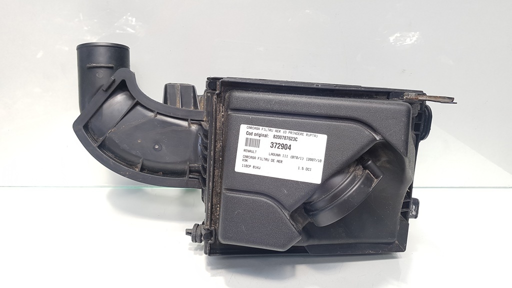 Carcasa filtru aer, Renault Laguna 3 Combi, 1.5 dci, K9K, cod 8200787623C