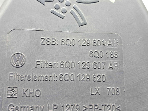 Carcasa filtru aer Skoda Fabia 2 Combi (5J, 545) [Fabr 2007-2014] 6Q0129601AR 1.9 TDI BSW 1.9 TDI BS...