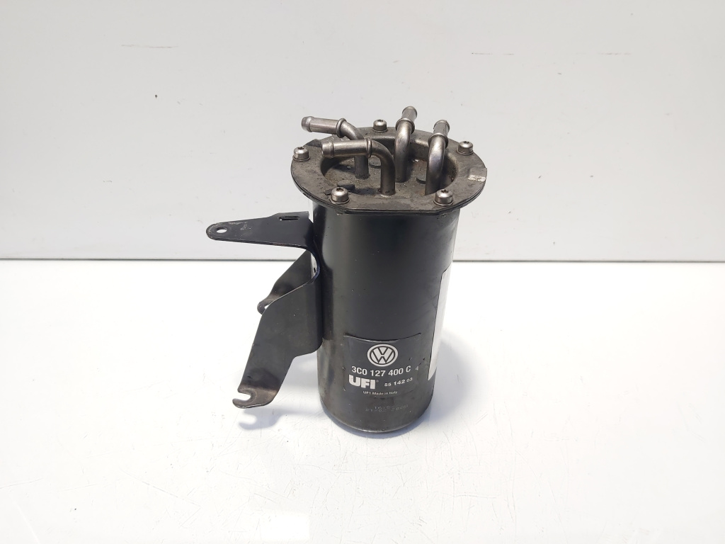 Carcasa filtru combustibil, cod 3C0127400C, VW Passat Variant (3C5), 2.0 TDI, CBA (id:638211)