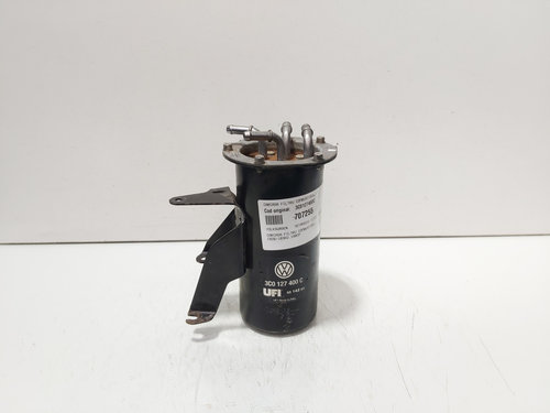 Carcasa filtru combustibil, cod 3C0127400C, Vw Scirocco (137) 2.0 TDI, CBDB (id:707255)
