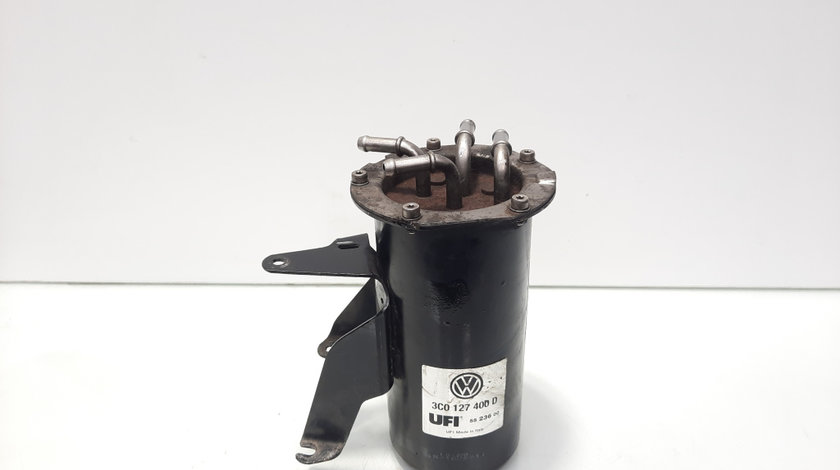 Carcasa filtru combustibil, cod 3C0127400D, Audi A3 Cabriolet (8P7) 1.6 TDI, CAY (idi:585305)