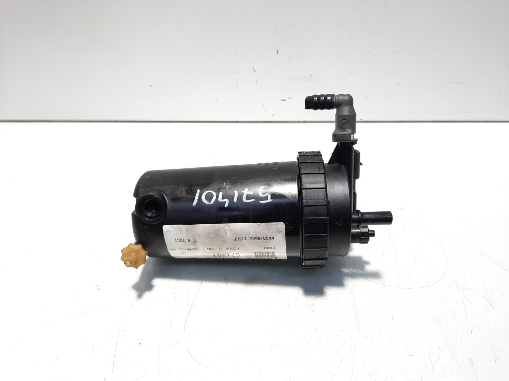 Carcasa filtru combustibil, cod 4M5Q-9155-AB, Ford Focus 2 (DA) 1.8 TDCI, KKDA (id:571401)