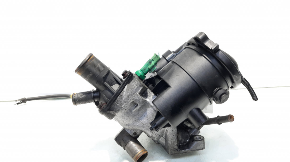 Carcasa filtru combustibil cu corp termostat, cod 9625224180, 9624839210, Fiat Scudo (270), 1.9 diesel, WJY (id:595100)