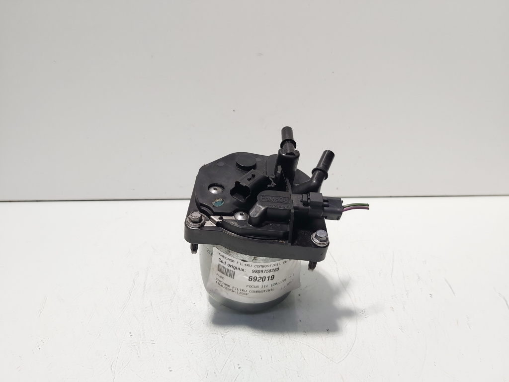 Carcasa filtru combustibil cu senzor, cod 9809758280, Ford Focus 3 1.6 TDCI, T1DB (id:692019)