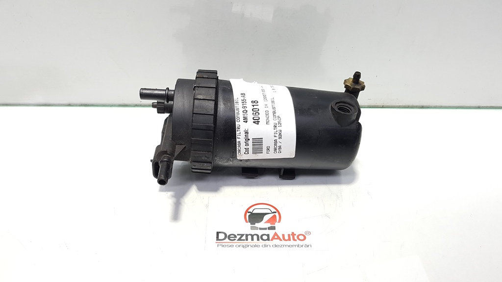 Carcasa filtru combustibil, Ford Mondeo 4 [Fabr 2007-2015] 1.8 tdci, QYBA, 4M5Q-9155-AB (id:406018)