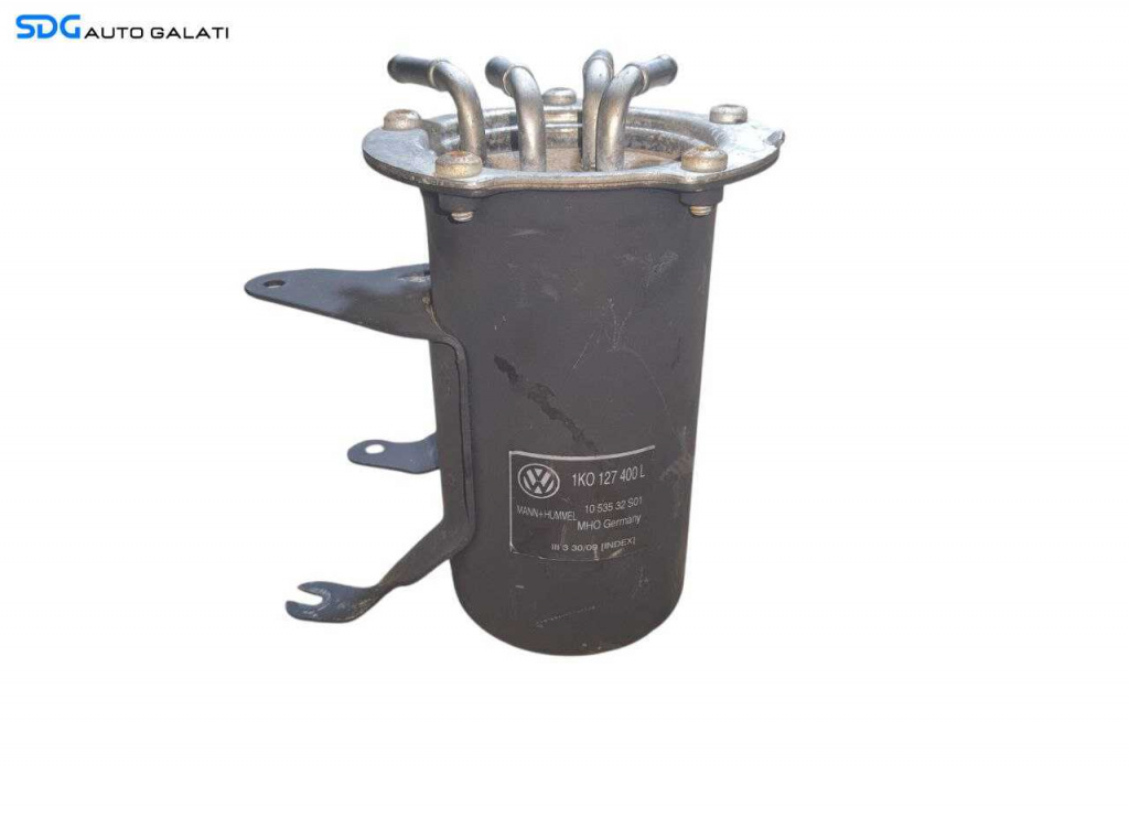Carcasa Filtru Combustibil Motorina cu Flansa Etansare Volkswagen Caddy 2.0 TDI 2011 - 2015 Cod 1K0127400L 1K0127399BT [N2404]