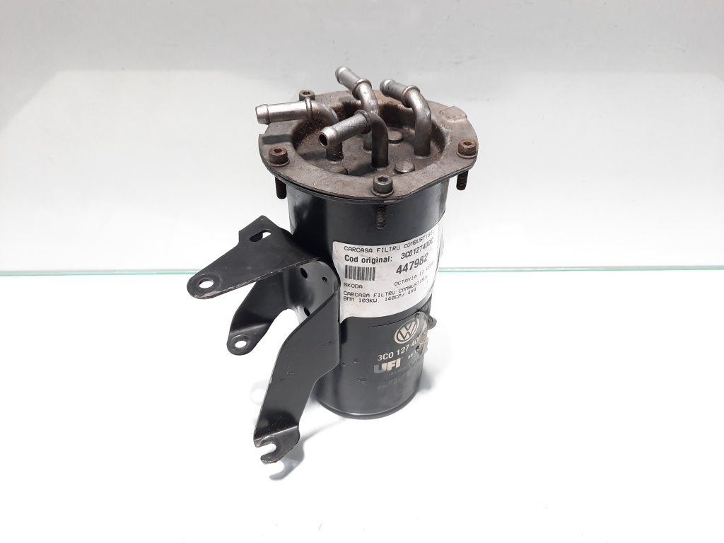 Carcasa filtru combustibil, Skoda Octavia 2 Scout (1Z5) [Fabr 2004-2013] 2.0 tdi, BMM, 3C0127400C (id:447982)