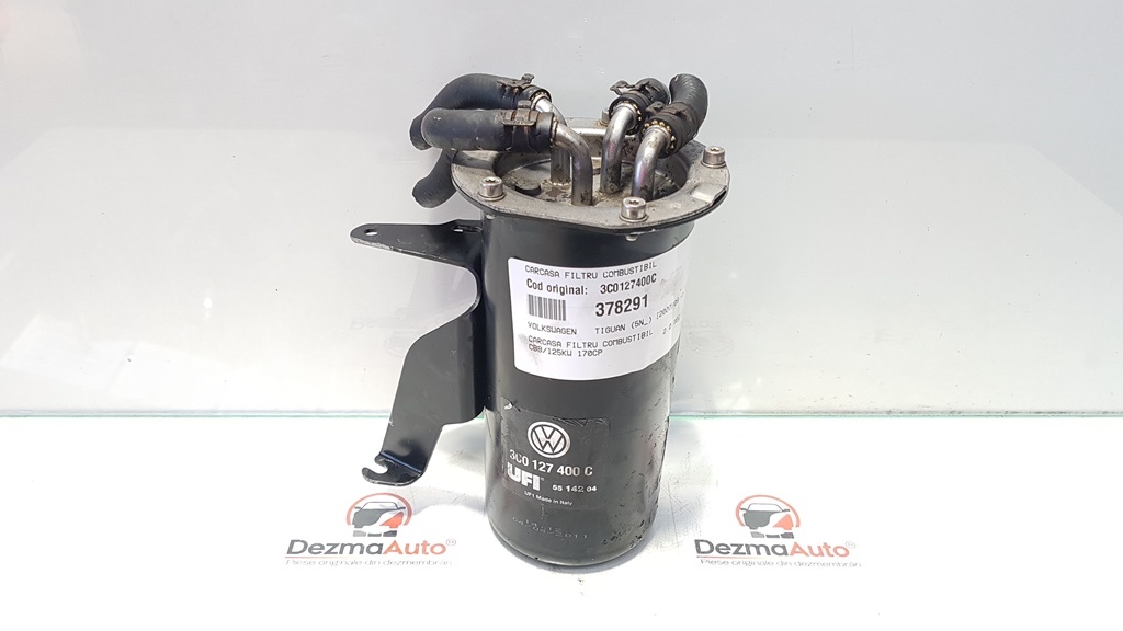Carcasa filtru combustibil, Vw Tiguan (5N) 2.0 tdi, cod 3C0127400C (id:378291)