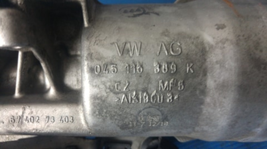 Carcasa filtru ulei 2.0 tdi cba audi a3 8p a4 b8 a5 8f vw golf 6 passat b7 tiguan 5n 045115389k