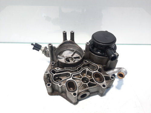 Carcasa filtru ulei, cod 059115397AA, Audi A4 Avant (8K5, B8), 3.0 TDI, CCWA