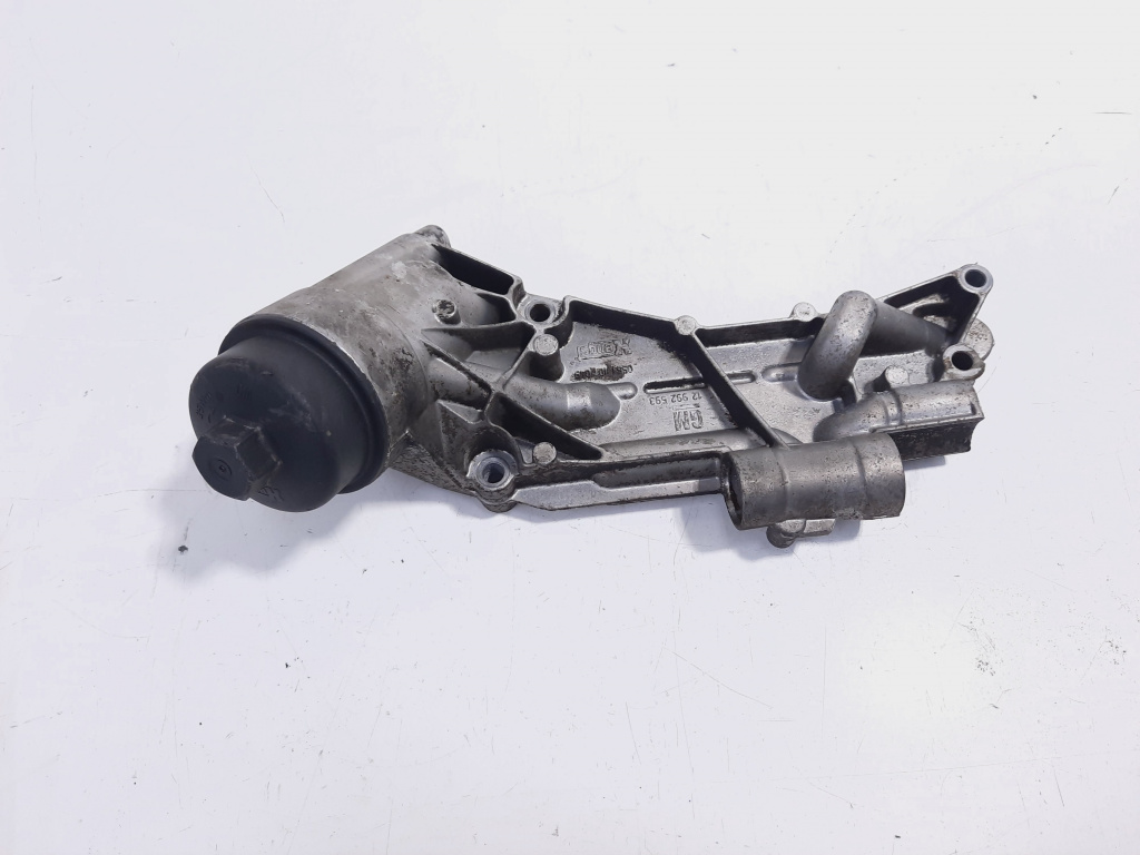 Carcasa filtru ulei, cod GM12992593, Opel Astra H, 1.8 benz, Z18XER (idi:494965)