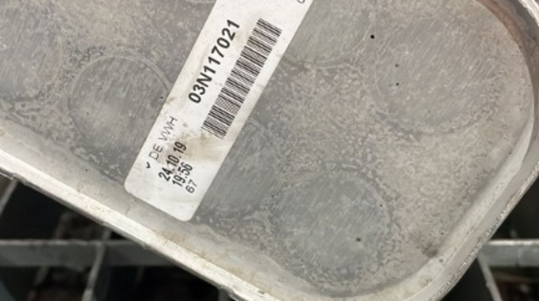 Carcasa filtru ulei cu racitor SEAT Alhambra II (710, 711) 2.0 TDi 4Drive (DLUB) 177cp cod: 03N117021