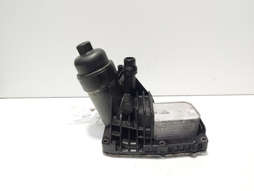 Carcasa filtru ulei cu racitor ulei, cod 70377932, 70377354, Bmw X1 (E84), 2.0 diesel, N47D20C (idi:...